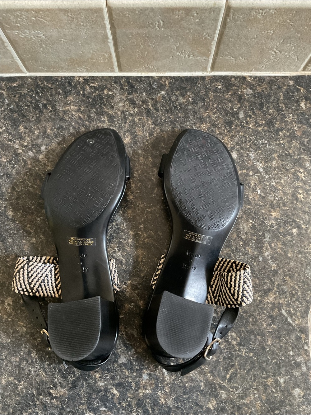 ITALIAN SHOEMAKERS Size 8.5 Made In Italy Infamous Heeled Sandals - Picture 6 of 8
